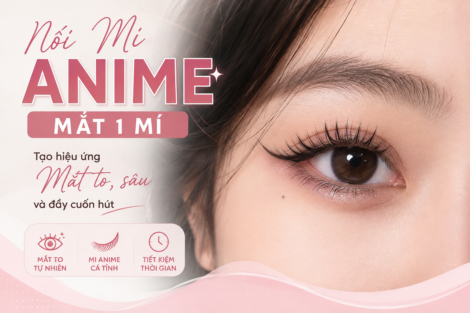 Nối Mi Anime Mắt 1 Mí: Tạo Hiệu Ứng Mắt To, Sâu Và Đầy Cuốn Hút